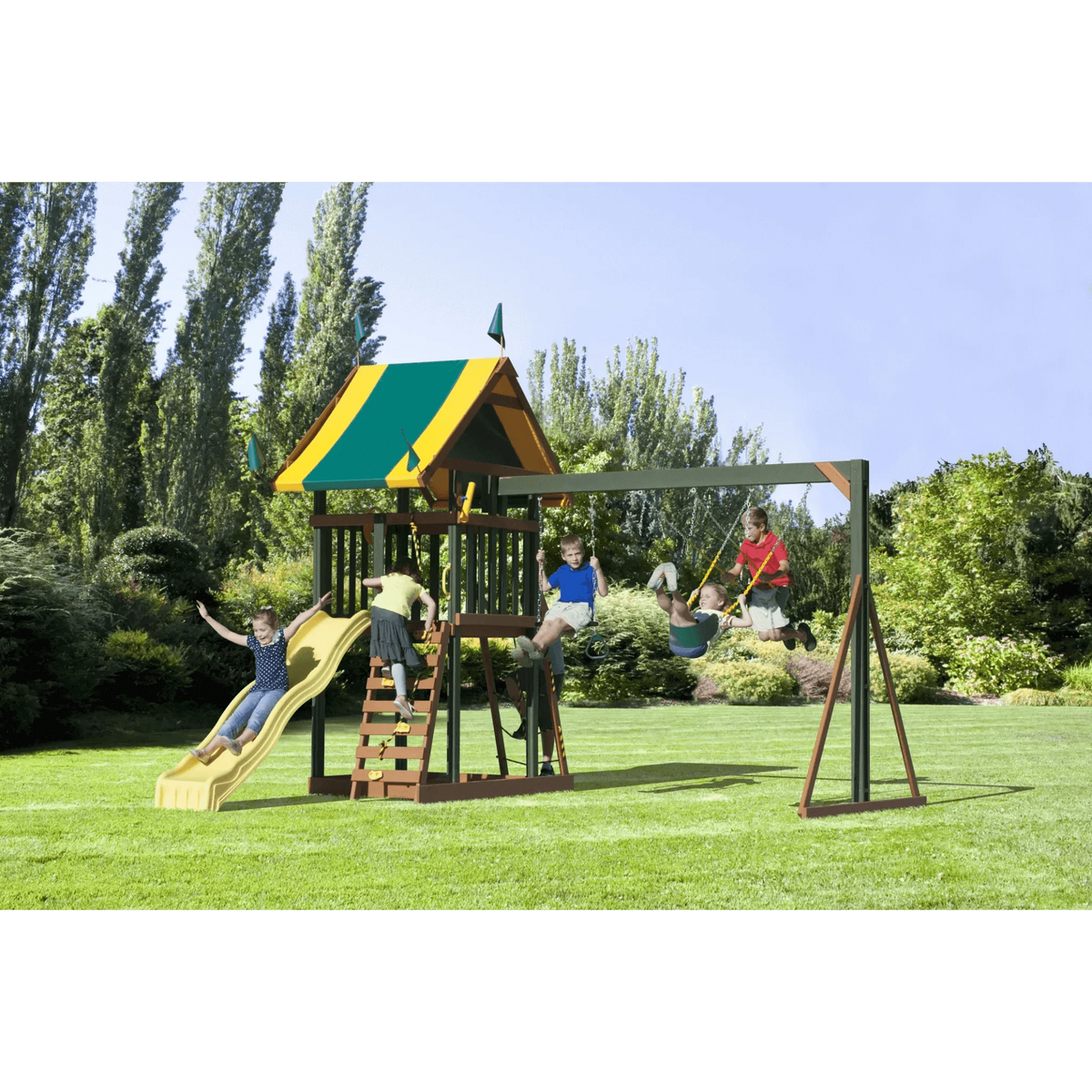 ChampCraft Childhood Treasure Swing Set-