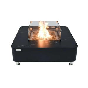 Elementi Plus Annecy Marble Porcelain Fire Table