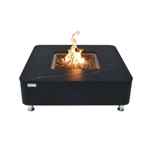 Elementi Plus Annecy Marble Porcelain Fire Table