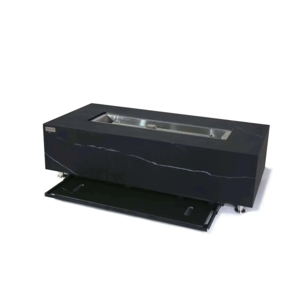 Elementi Plus Varna Marble Porcelain Fire Table