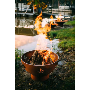 Fire Pit Art Fleur de Lis