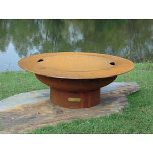 Fire Pit Art Saturn w/lid