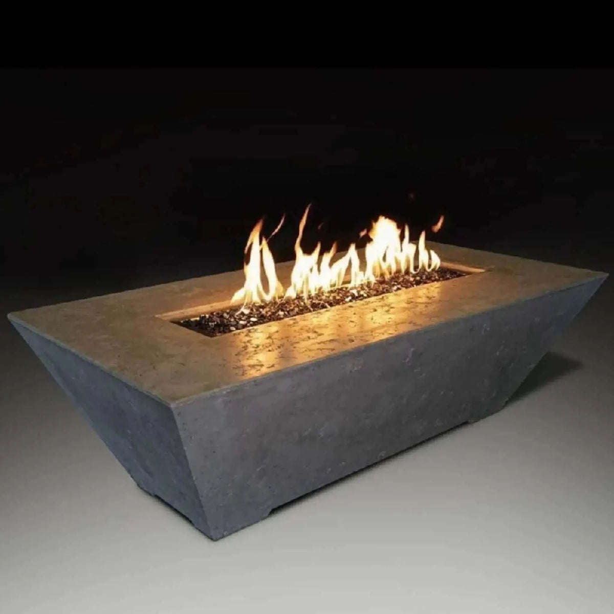 Grand Canyon 60" Olympus Rectangular Fire Table - 18"H-Liquid Propane