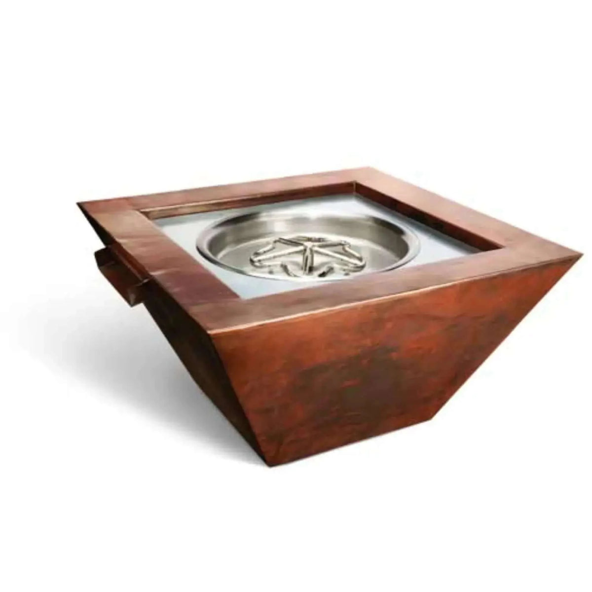 HPC Fire 36" Smooth Sierra Fire & Water Bowl - Copper Finish, Standard Burner