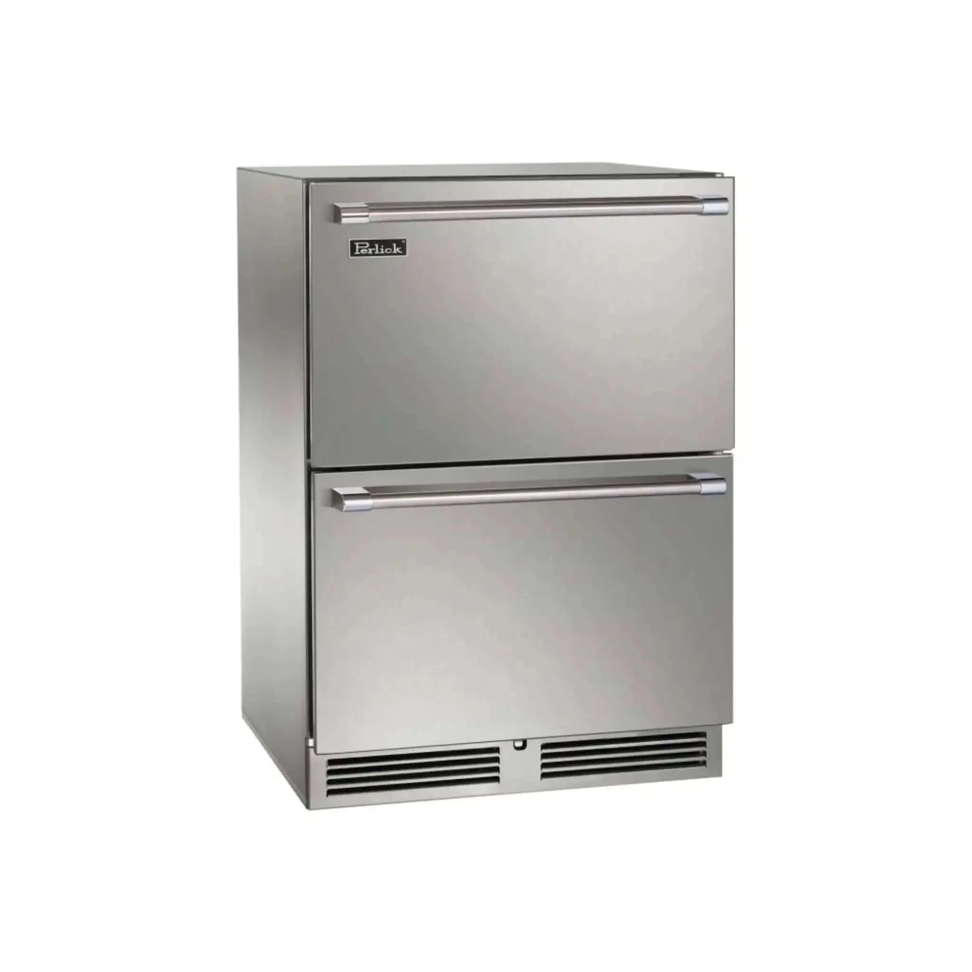 Perlick 24" Signature Series Outdoor Dual-Zone Freezer/Refrigerator Drawers - HP24ZO
