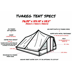 Psyclone 16' x 13' Tuareg Tent-