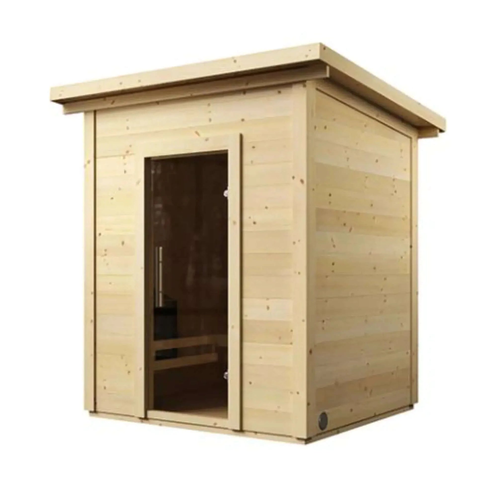 SaunaLife Model G2 Outdoor Home Sauna DIY Kit w/LED Light System