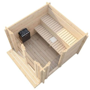 SaunaLife Model G4 Outdoor Home Sauna Kit-