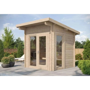 SaunaLife Model G4 Outdoor Home Sauna Kit-