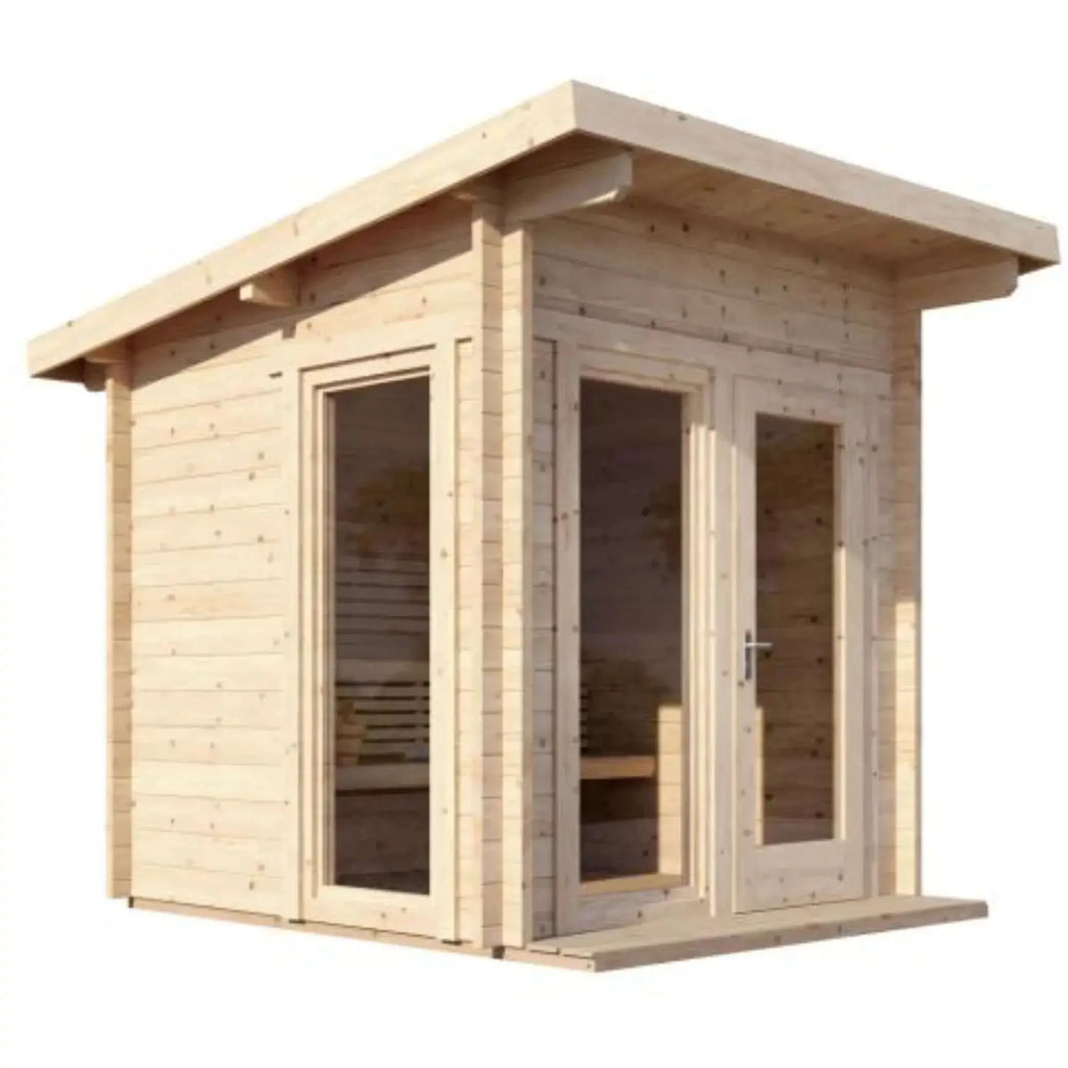 SaunaLife Model G4 Outdoor Home Sauna Kit-