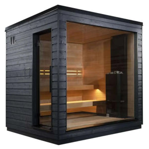 SaunaLife Model G6 Pre-Assembled Outdoor Home Sauna-