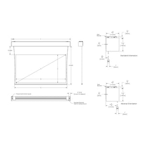 Screen Innovations Solo 3 Indoor Series 16:9 Motorized Screen (External Mount) - S3TE