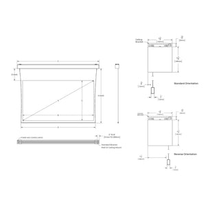 Screen Innovations Solo 3 Indoor Series 16:10 Motorized Screen (External Mount) - S3WE