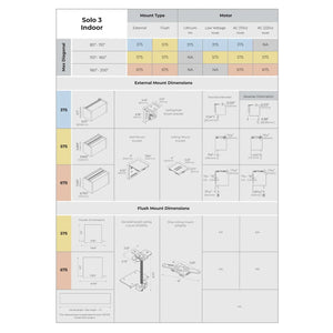 Screen Innovations Solo 3 Indoor Series 16:10 Motorized Screen (Flush Mount) - S3WF