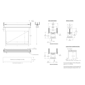 Screen Innovations Solo 3 Indoor Series 16:9 Motorized Screen (Flush Mount) - S3TF