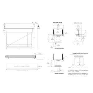 Screen Innovations Solo 3 Indoor Series 16:9 Motorized Screen (Flush Mount) - S3TF