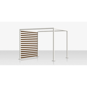 Source Furniture Cabana Accessories-8': Aluminum Wood Grain Slats - Back