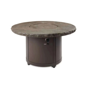 Outdoor GreatRoom Beacon Round Gas Fire Pit Table-