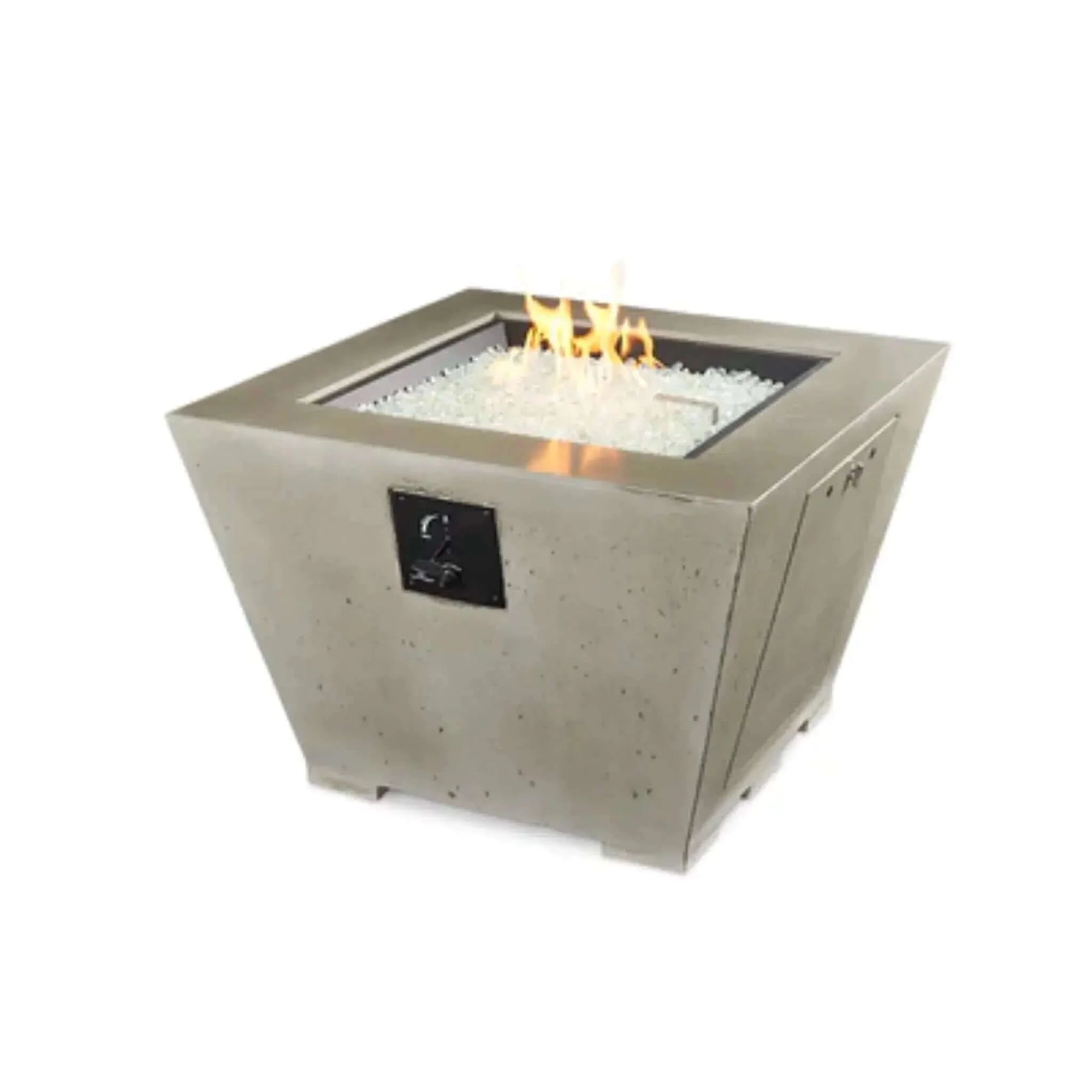 Outdoor GreatRoom Cove Square Gas Fire Pit Bowl-Liquid Propane
