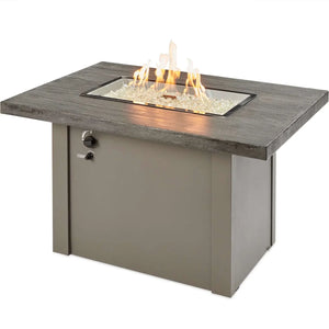 Outdoor GreatRoom Havenwood Rectangular Gas Fire Pit Table-