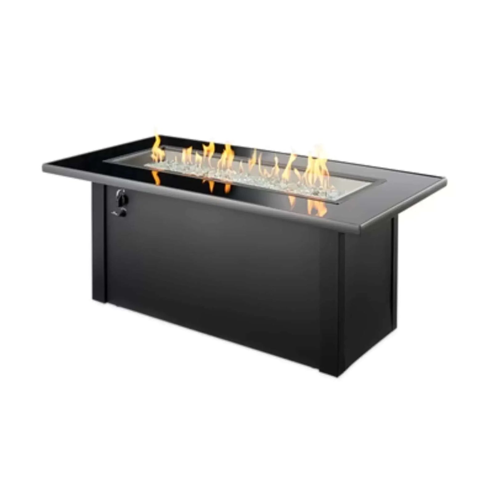 Outdoor GreatRoom Monte Carlo Linear Gas Fire Pit Table-Liquid Propane