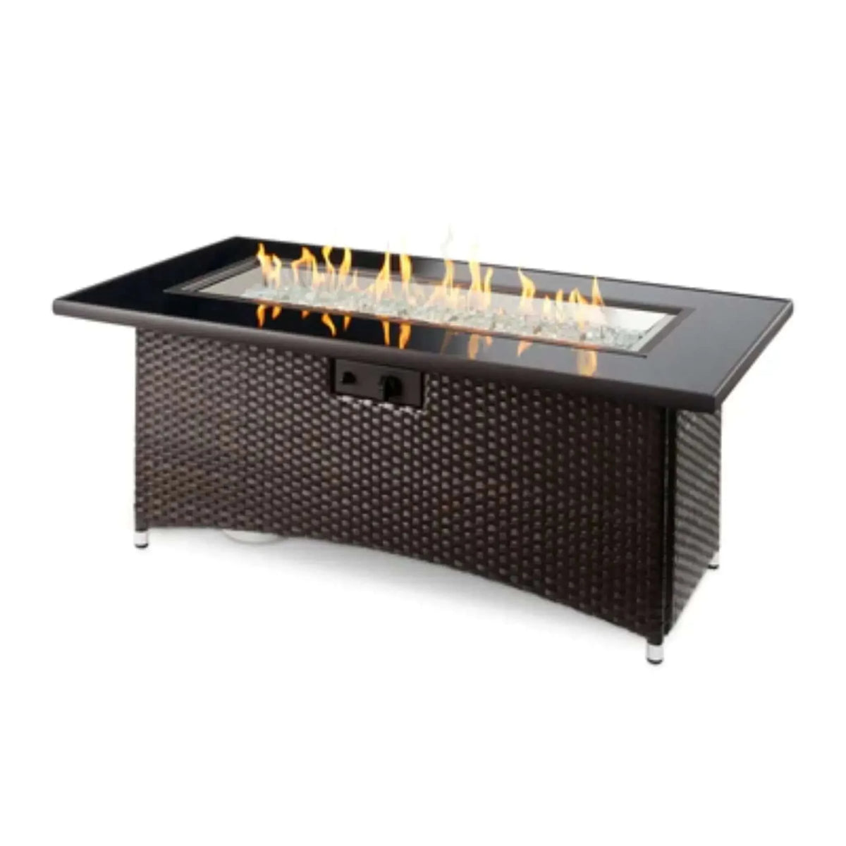 Outdoor GreatRoom Balsam Montego Linear Gas Fire Pit Table-Liquid Propane