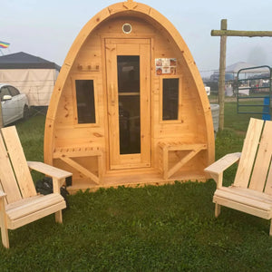 True North Large Pod Outdoor Sauna