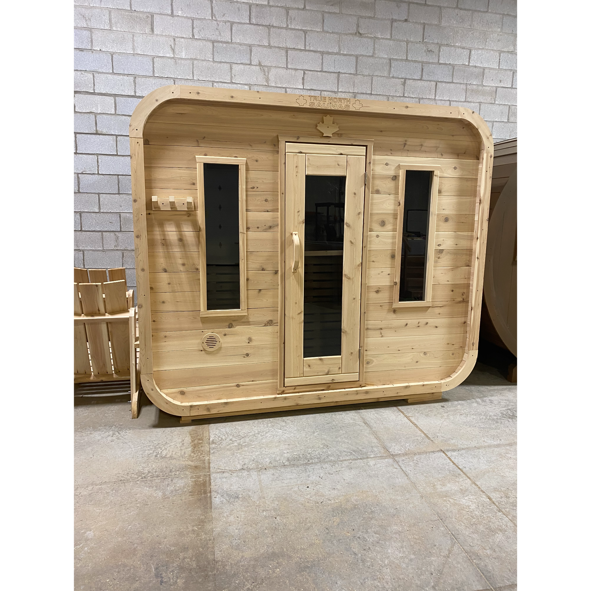 True North Quattro Square Outdoor Sauna