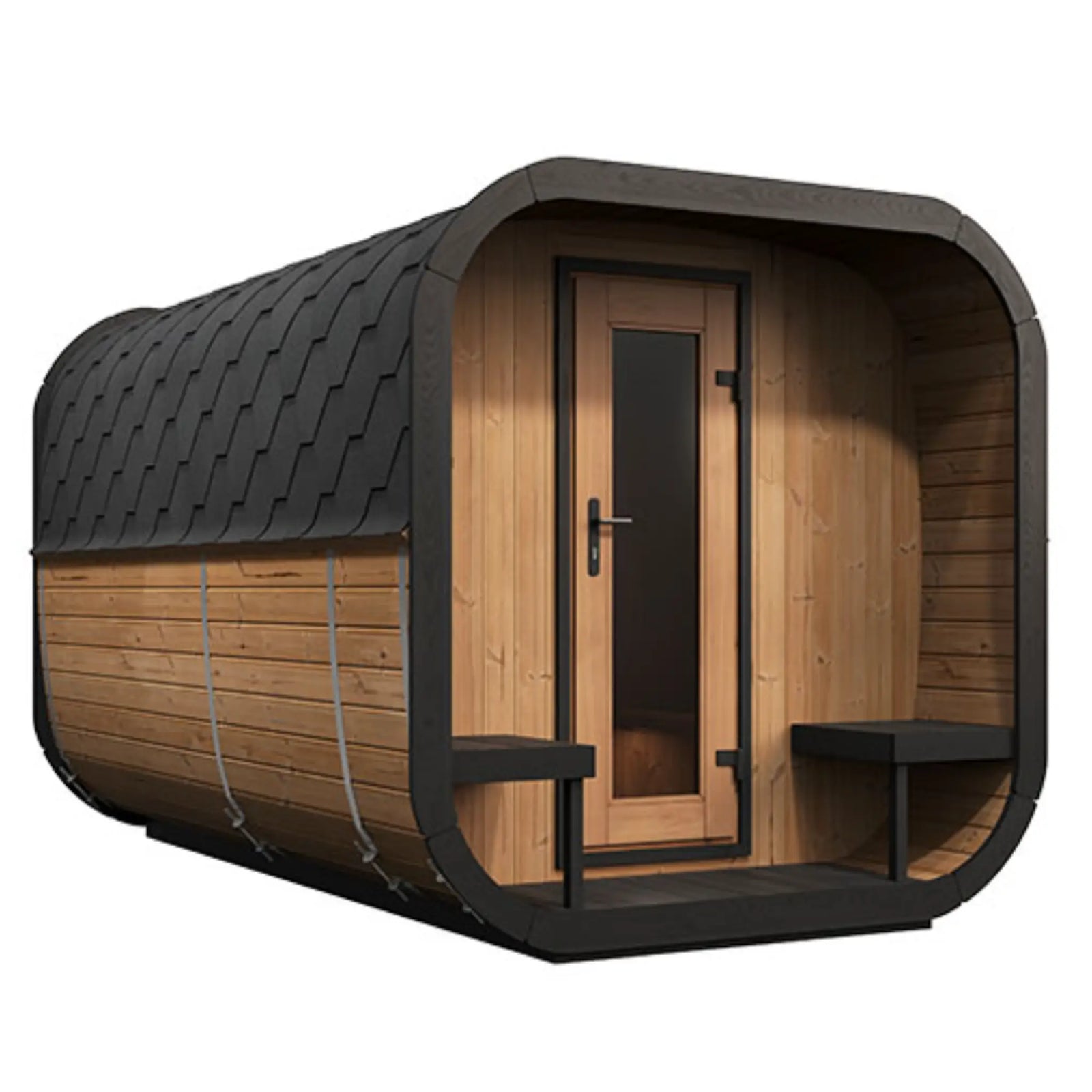SaunaLife Model CL12GCP Outdoor Sauna