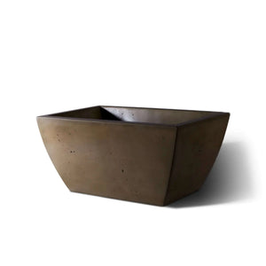 Slick Rock Concrete Square Planter Rectangle