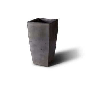 Slick Rock Concrete Square Planter Tall