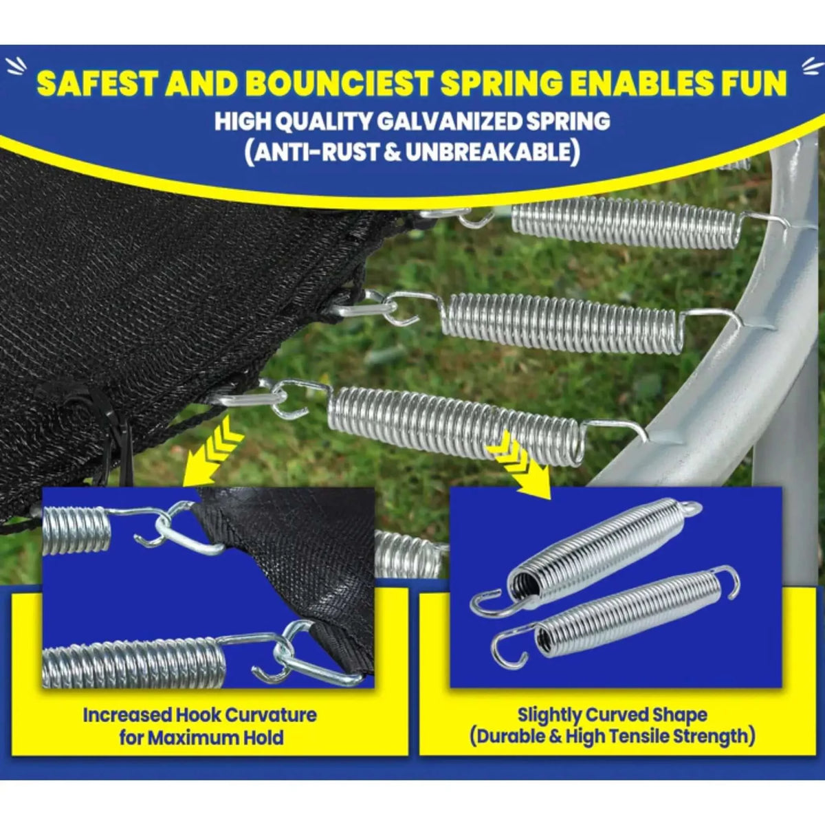 Machrus Upper Bounce 16' Round Trampoline Set