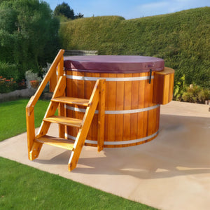 Fluid Float Colonial Cedar Hot Tub