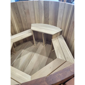 Fluid Float Colonial Cedar Hot Tub