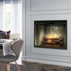 Dimplex Revillusion 36" Portrait Built-In Firebox with Front Glass and Plug Kit