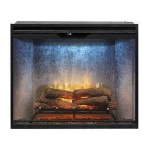 Dimplex Revillusion 36" Portrait Built-In Firebox with Front Glass and Plug Kit