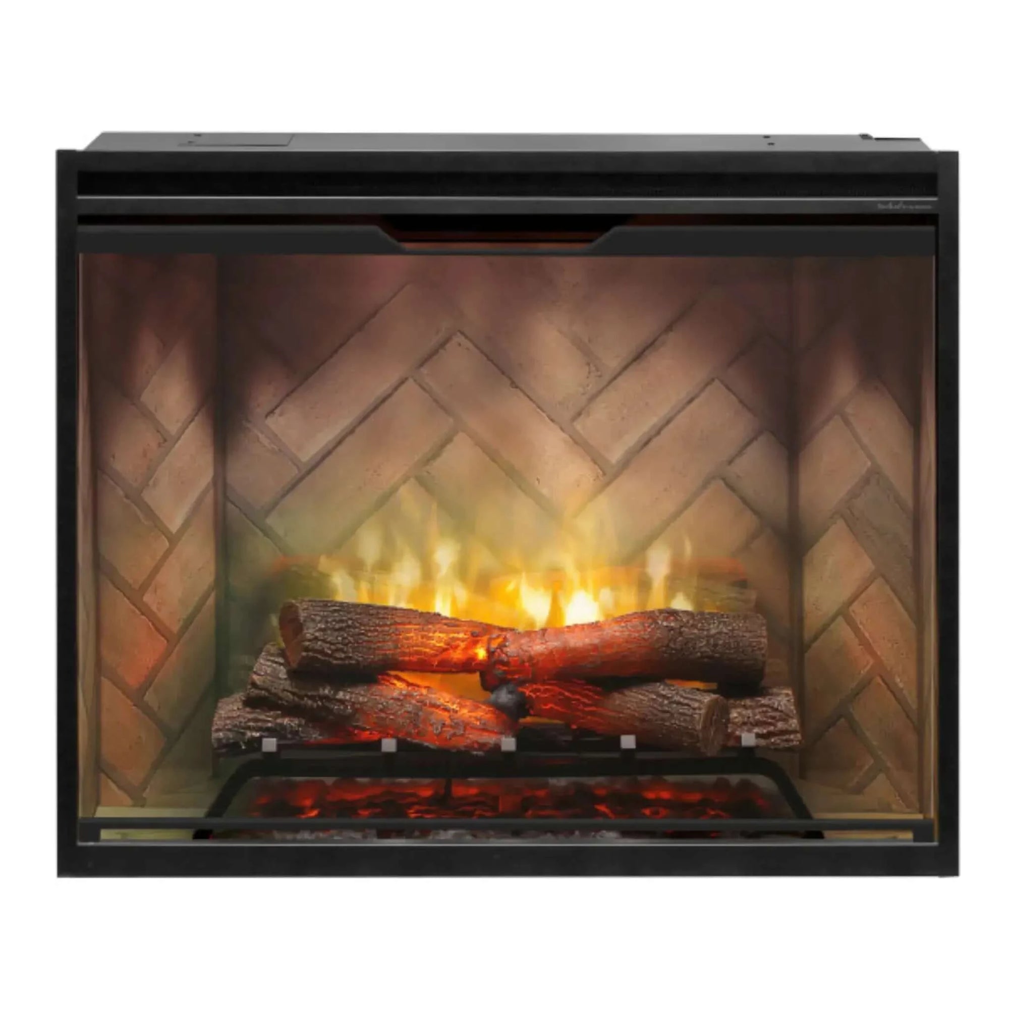 Dimplex Revillusion 36" Portrait Built-In Firebox with Front Glass and Plug Kit