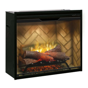 Dimplex Revillusion Built-In Firebox with Front Glass and Plug Kit