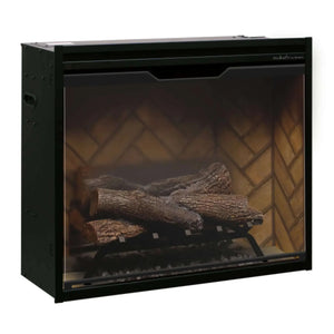 Dimplex Revillusion Built-In Firebox with Front Glass and Plug Kit