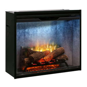 Dimplex Revillusion Built-In Firebox with Front Glass and Plug Kit