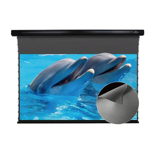 VIVIDSTORM ALR Slimline Motorized Tension Obsidian Long Throw ALR Projector Screen