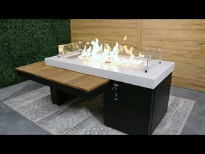 Outdoor GreatRoom Uptown Linear Gas Fire Pit Table
