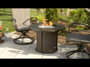 Outdoor GreatRoom Stonefire Round Gas Fire Pit Table