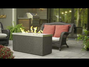 Outdoor GreatRoom Key Largo Linear Gas Fire Pit Table