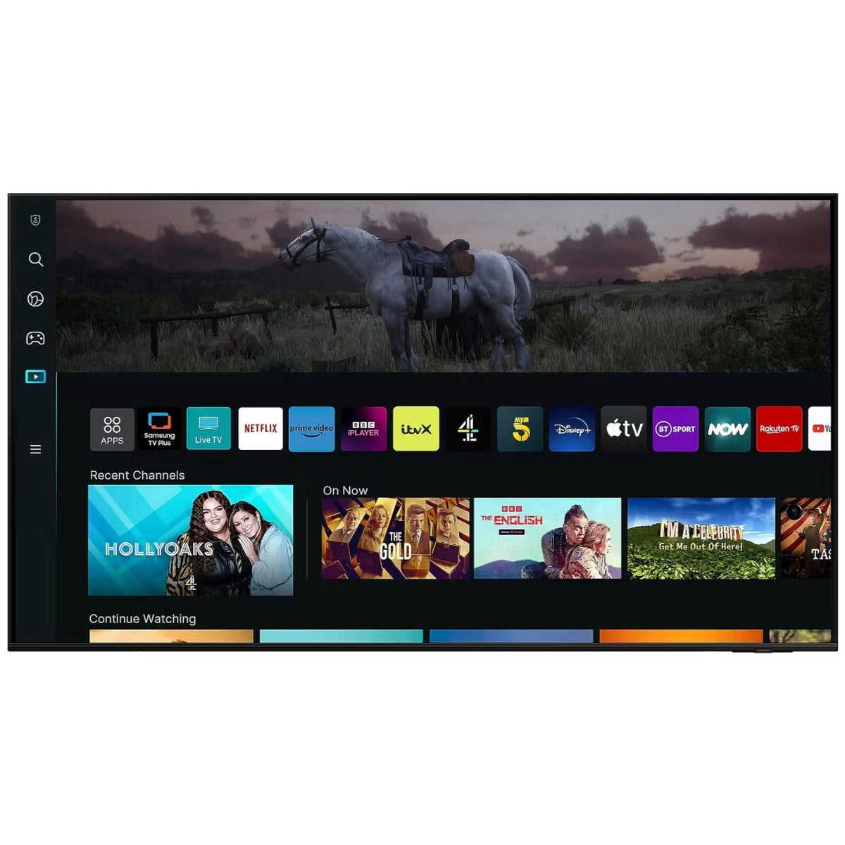 Titan Weatherproof Outdoor TV Partial Sun S-100 QLED 4K Smart TV powered by Samsung Tizen SmartThings