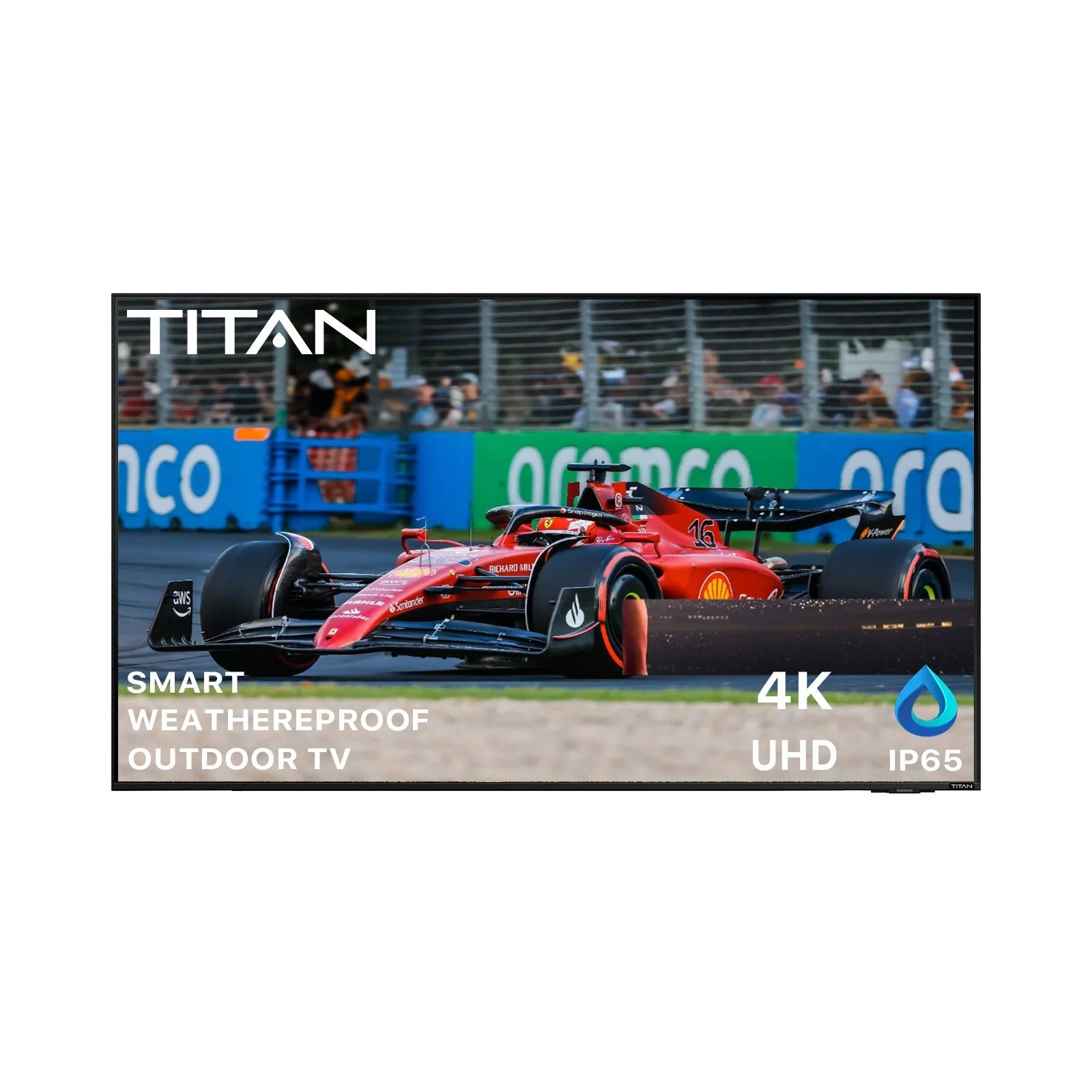 Titan Outdoor TV Partial Sun S-100 UHD 4K Smart TV powered by Samsung Tizen SmartThings