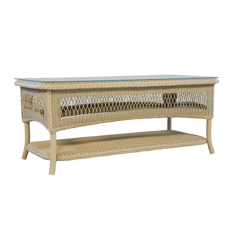 Lloyd Flanders Universal Loom 42" Rectangular Cocktail Table - 66144