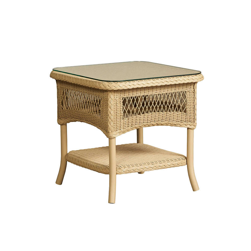 Lloyd Flanders Universal Loom 21" Square End Table