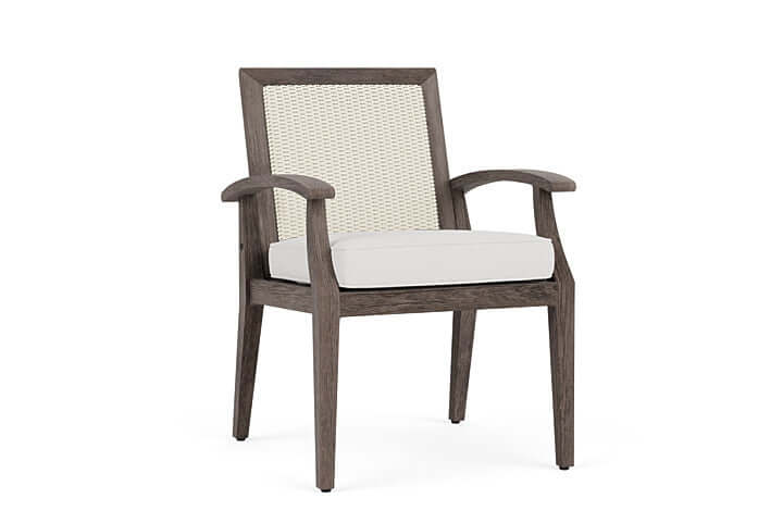 Lloyd Flanders Frontier Dining Armchair Ivory