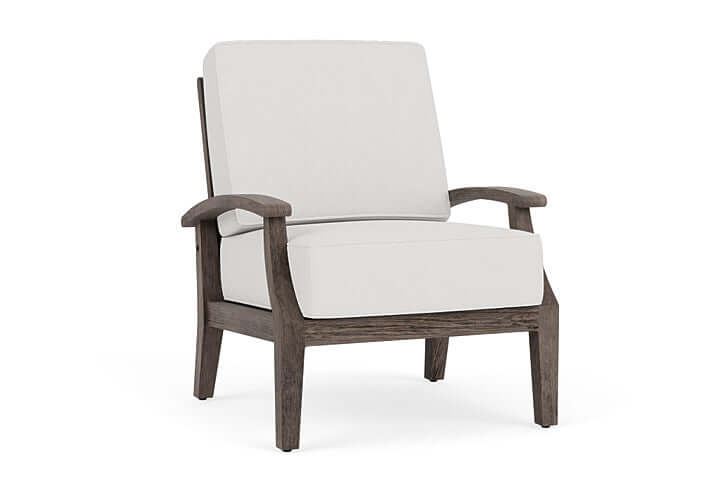 Lloyd Flanders Frontier Lounge Chair Antique White